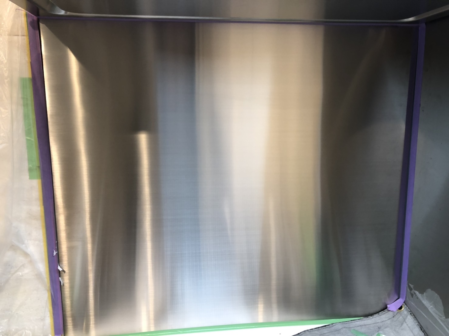 キッチンパネル凹み補修 After