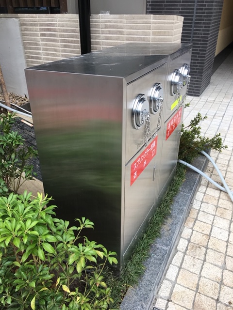 消火BOX凹み補修 After