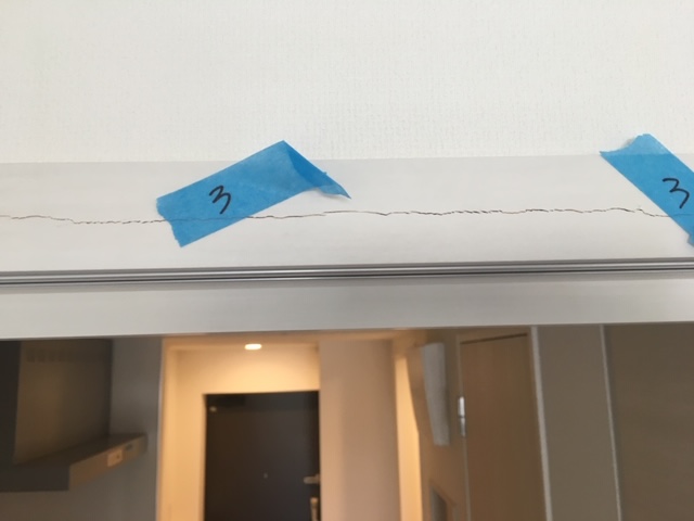 木枠割れ補修 Before