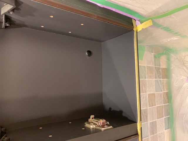 吊戸底板穴補修 After